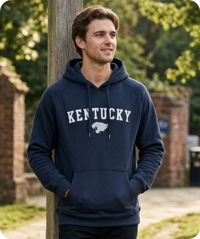 Custom printed hoodie
