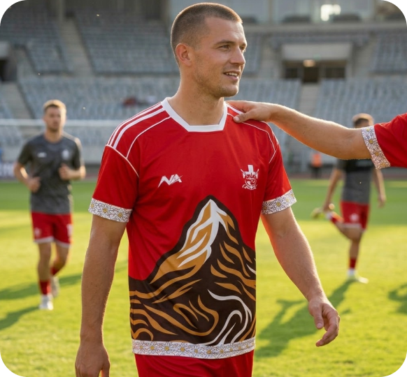 Custom teamwear example