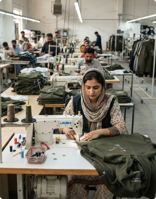 ZT Sportswear bulk product production